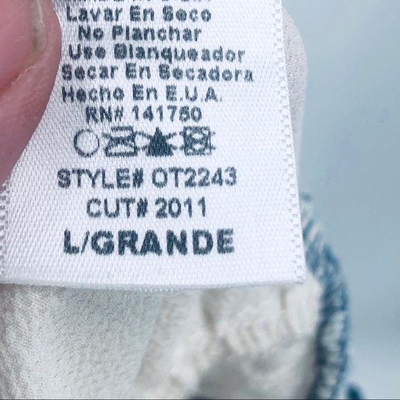 Orange creek women’s‎ oversized top bell sleeves L - Picture 9 of 10